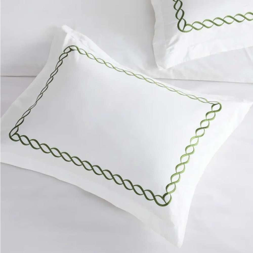 Home Sweet Home Collection 600 Thread Count Cotton Rope Embroidery Duvet Set - Picture 2 of 5